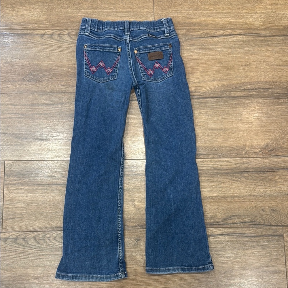 Girls Wrangler Bootcut Jeans - Picture 4 of 6